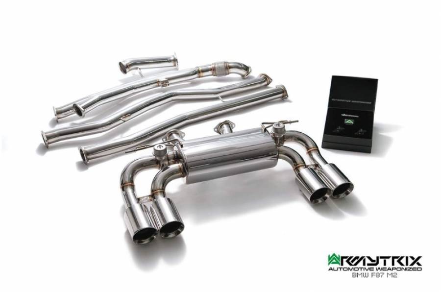 ARMYTRIX STAINLESS STEEL CAT-BACK per BMW 2 SERIES F87 M2