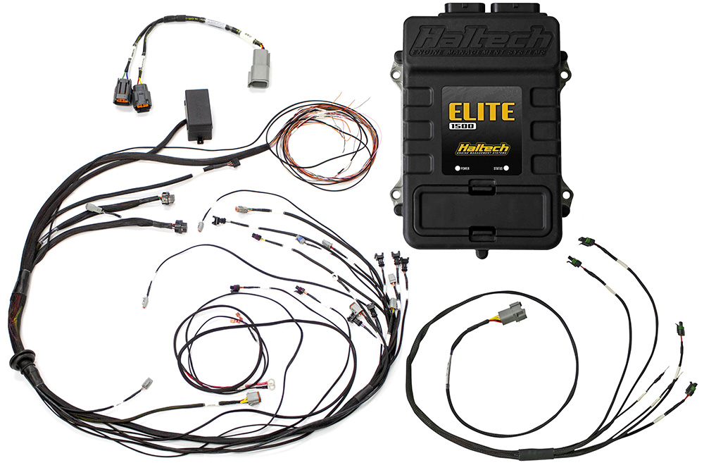 Centralina haltech Elite 1500 + Mazda 13B S6-8 CAS with IGN-1A Ignition Terminated Harness Kit