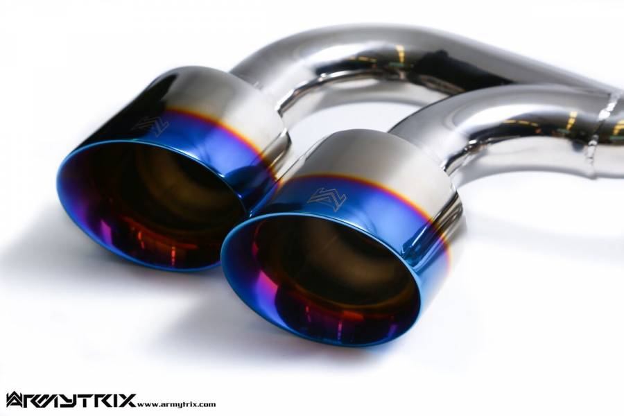  ARMYTRIX STAINLESS STEEL TIPS per NISSAN GT-R R35 3.8L