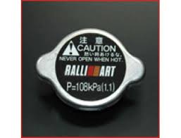 Radiator cap Ralliart (black) 1.3 bar EVO 5/6/7/8/9/10 