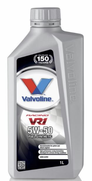 Tanica 1L 5W-50 Fully Synth olio motore Valvoline Racing
